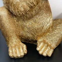 Darthome Limited Large Gold Up Yours Monkey Ornament -Darthome Limited IMG E7396