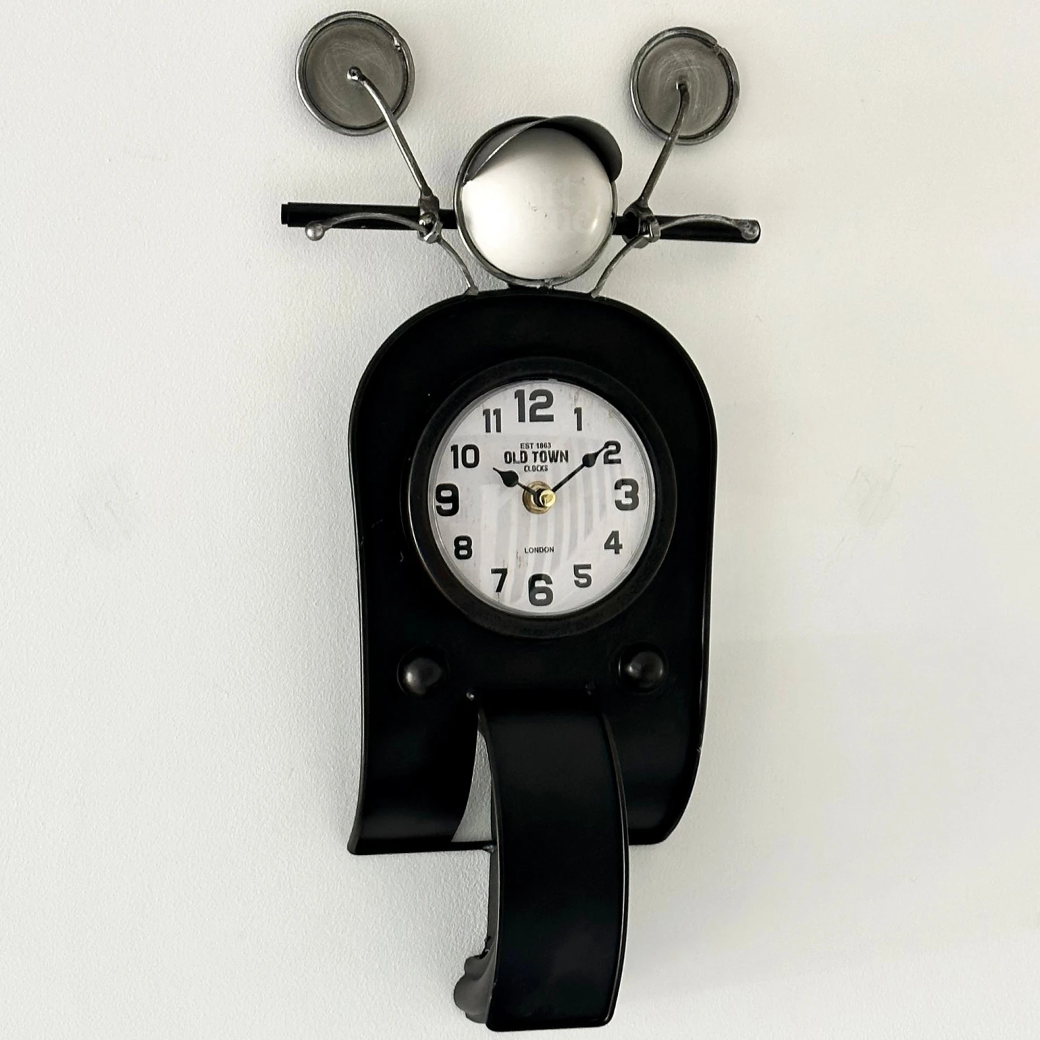 Darthome Limited Black Scooter Wall Clock 1 Darthome Limited Black Scooter Wall Clock