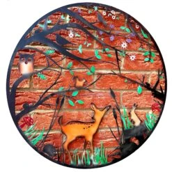 Darthome Limited Woodland Wildlife Metal Wall Art - Coloured Finish -Darthome Limited IMG E7405 editedIcopy