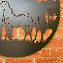 Darthome Limited Horse And Foal Silhouette Metal Wall Art 60cm 7 Darthome Limited Horse And Foal Silhouette Metal Wall Art 60cm -Darthome Limited IMG E7409 editedM