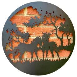 Darthome Limited Horse Pair Silhouette Metal Wall Art 50cm 11 Darthome Limited Horse Pair Silhouette Metal Wall Art 50cm -Darthome Limited IMG E7430 editedAGcopy