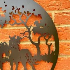 Darthome Limited Horse Pair Silhouette Metal Wall Art 50cm 9 Darthome Limited Horse Pair Silhouette Metal Wall Art 50cm -Darthome Limited IMG E7434 editedAK