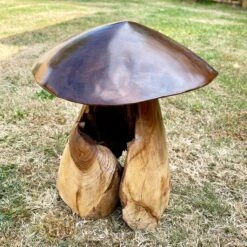 Darthome Limited Teak Root Mushroom Garden Sculpture -Darthome Limited IMG E7441 editedAR