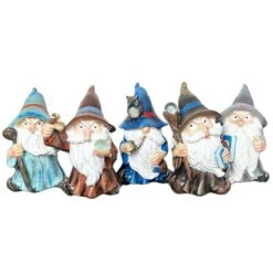 Darthome Limited Set Of 5 Mini Wizard Figurines -Darthome Limited IMG E7446copy