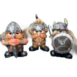 Darthome Limited Set Of 3 Mini Viking Figurines -Darthome Limited IMG E7459copy