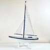 Darthome Limited White Sailing Yacht Collectable Model Ornament 66cm