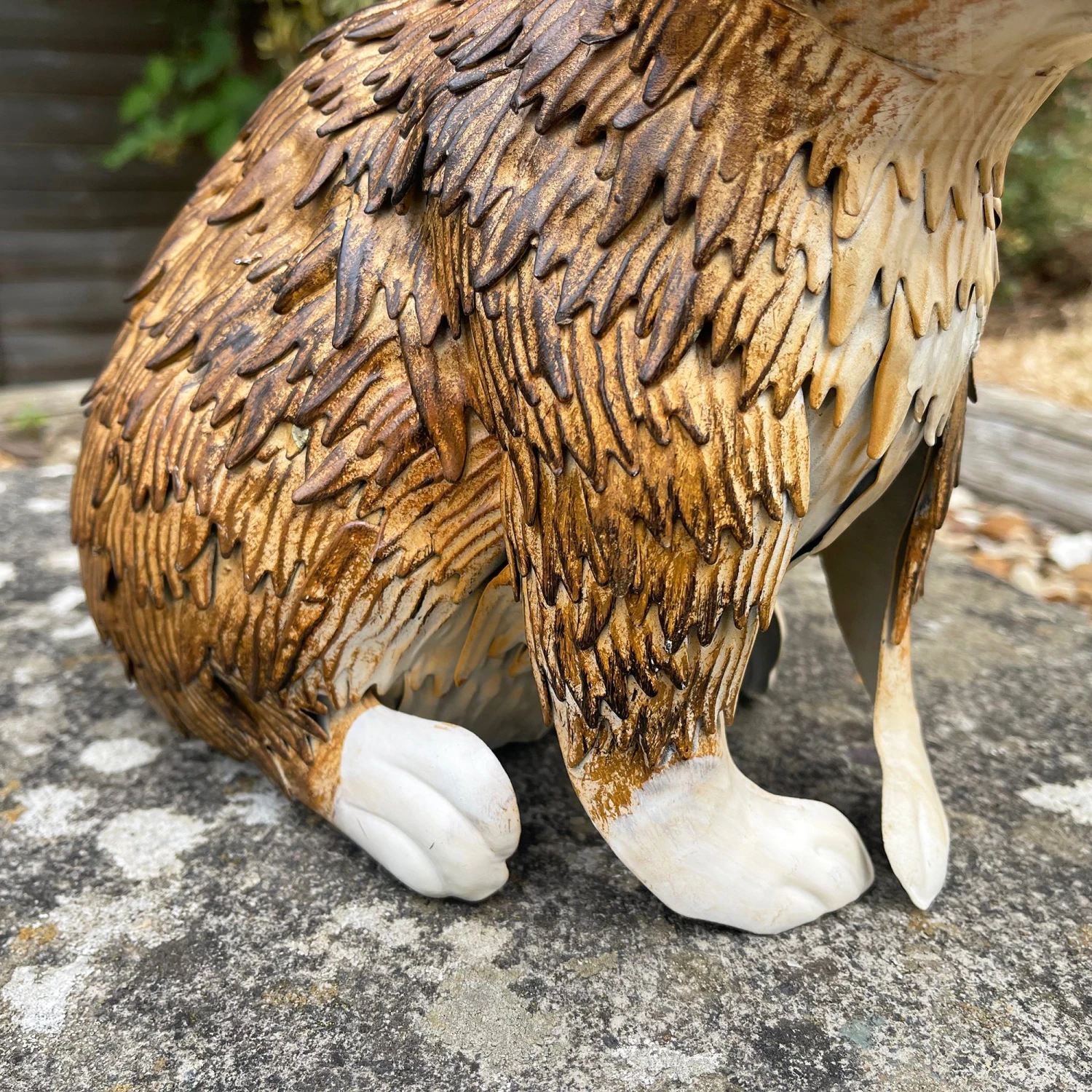 Darthome Limited Brown Metal Rabbit Garden Sculpture 3 Darthome Limited Brown Metal Rabbit Garden Sculpture - Image 3