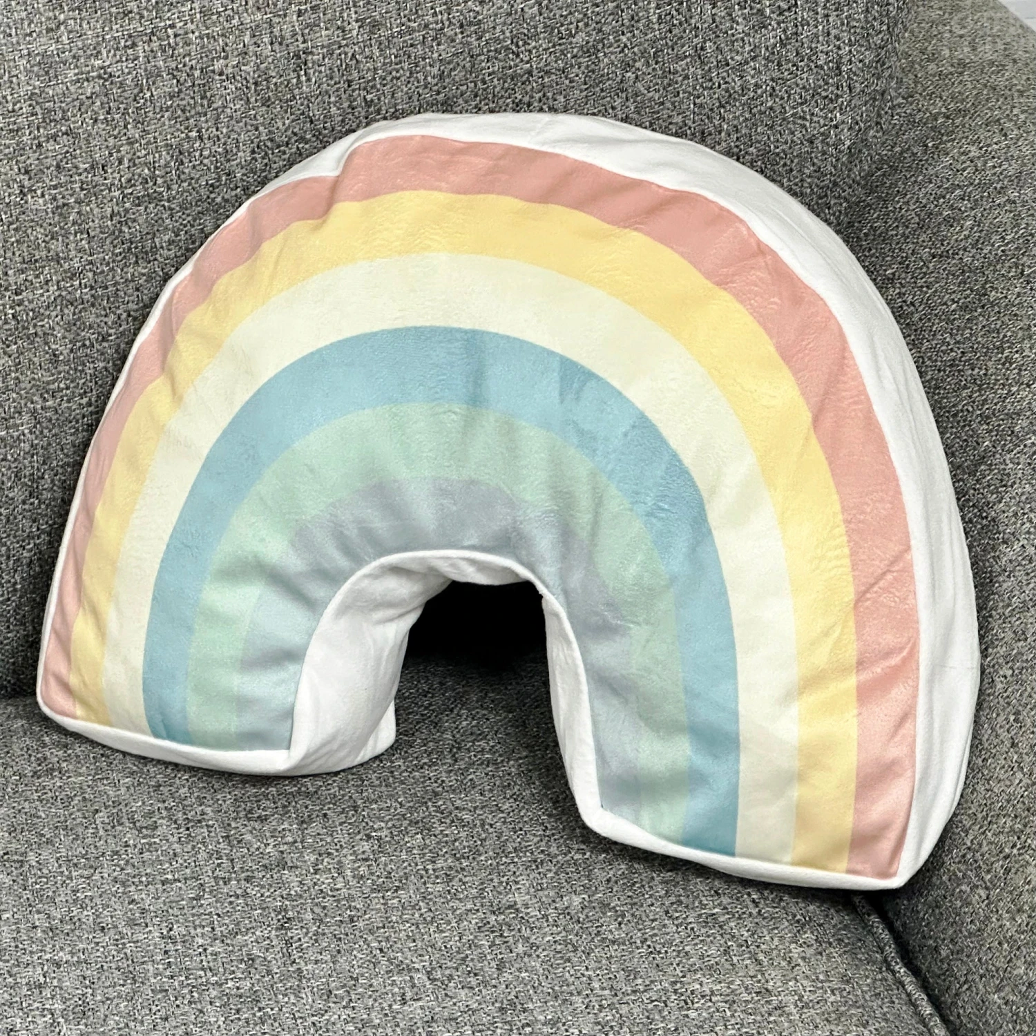 Darthome Limited Pastel Rainbow Cushion 1 Darthome Limited Pastel Rainbow Cushion