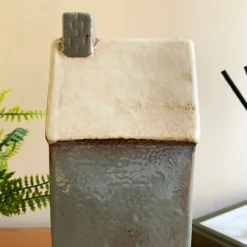 Darthome Limited Tall Ceramic Grey House Tea Light Holder -Darthome Limited IMG E7644 scaled