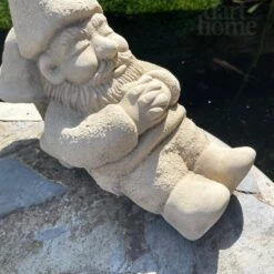 Darthome Limited Stone Sleeping Gnome Garden Ornament -Darthome Limited IMG E7655 editedE