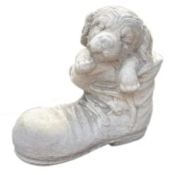 Darthome Limited Stone Dog In Boot Garden Ornament -Darthome Limited IMG E7671 editedScopy