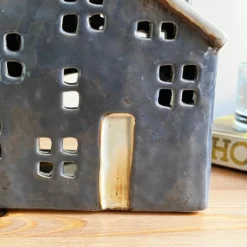 Darthome Limited Blue Ceramic Town House Candle Holder -Darthome Limited IMG E7706 scaled