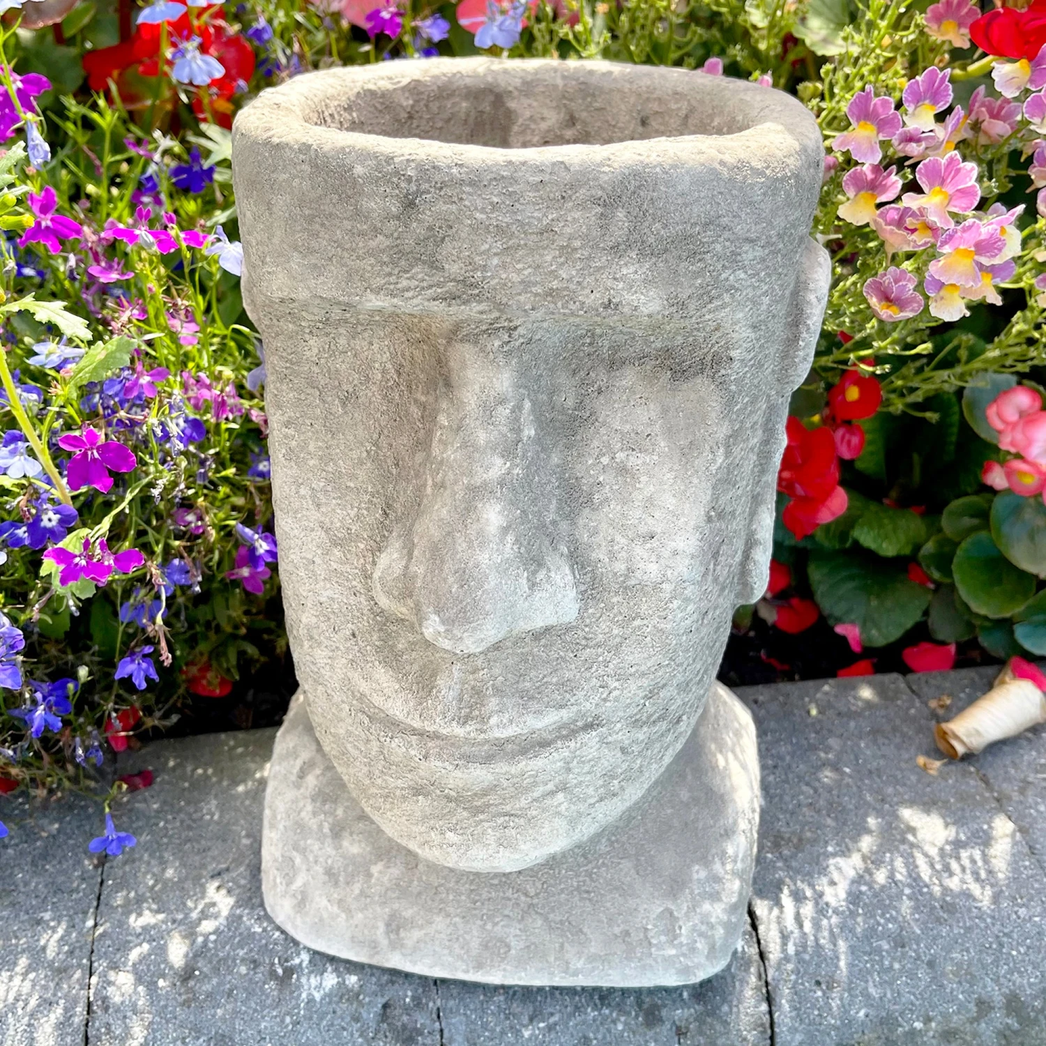 Darthome Limited Stone Easter Island Head Planter 1 Darthome Limited Stone Easter Island Head Planter