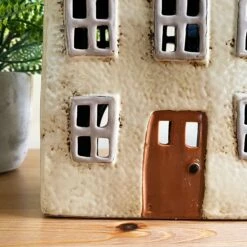 Darthome Limited Cream Cottage House Candle Holder -Darthome Limited IMG E7723