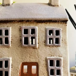 Darthome Limited Cream Cottage House Candle Holder -Darthome Limited IMG E7725 scaled