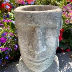 Darthome Limited Stone Easter Island Head Planter 9 Darthome Limited Stone Easter Island Head Planter -Darthome Limited IMG E7726 editedBO