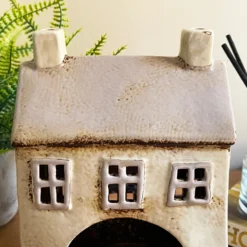 Darthome Limited Cream Cottage House Candle Holder -Darthome Limited IMG E7731 scaled