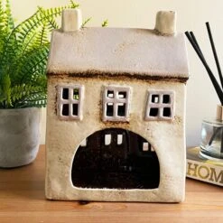Darthome Limited Cream Cottage House Candle Holder -Darthome Limited IMG E7732