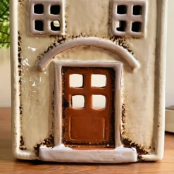 Darthome Limited Cream Village House Candle Holder -Darthome Limited IMG E7768 scaled