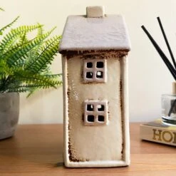 Darthome Limited Cream Village House Candle Holder -Darthome Limited IMG E7771
