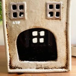 Darthome Limited Cream Village House Candle Holder -Darthome Limited IMG E7773