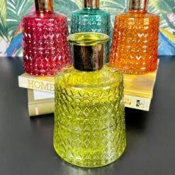 Darthome Limited Jewel Glass Coloured Vases Set Of 4 -Darthome Limited IMG E7804 editedK