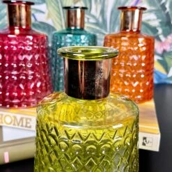 Darthome Limited Jewel Glass Coloured Vases Set Of 4 -Darthome Limited IMG E7807 editedN