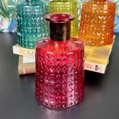 Darthome Limited Jewel Glass Coloured Vases Set Of 4 -Darthome Limited IMG E7812 editedS