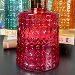 Darthome Limited Jewel Glass Coloured Vases Set Of 4 -Darthome Limited IMG E7815 editedV