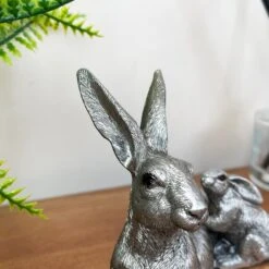 Darthome Limited Silver March Hare & Baby Ornament 10 Darthome Limited Silver March Hare & Baby Ornament -Darthome Limited IMG E7818