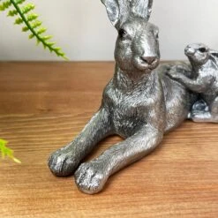Darthome Limited Silver March Hare & Baby Ornament 11 Darthome Limited Silver March Hare & Baby Ornament -Darthome Limited IMG E7819