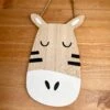 Darthome Limited Hanging Zebra Head Plaque