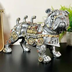 Darthome Limited Steampunk English Bulldog Ornament -Darthome Limited IMG E7950