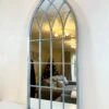 Darthome Limited Tall Silver Window Style Arch Wall Mirror 115cm