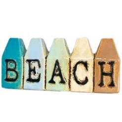 Darthome Limited Ceramic Beach Hut Bud Vase -Darthome Limited IMG E8155 editedPcopy