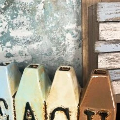 Darthome Limited Ceramic Beach Hut Bud Vase -Darthome Limited IMG E8158 editedS