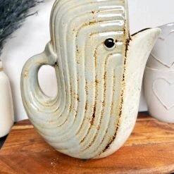 Darthome Limited Grey Ceramic Whale Jug -Darthome Limited IMG E8257 editedDG