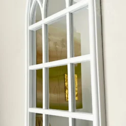 Darthome Limited White Gothic Arch Window Mirror 70cm -Darthome Limited IMG E8271 editedDQ