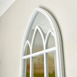 Darthome Limited White Gothic Arch Window Mirror 70cm -Darthome Limited IMG E8272 editedDR