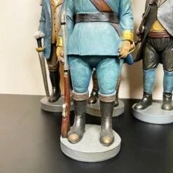 Darthome Limited Set Of 4 Military Dog Sculptures -Darthome Limited IMG E8315