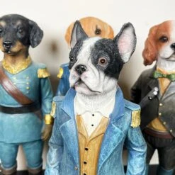 Darthome Limited Set Of 4 Military Dog Sculptures -Darthome Limited IMG E8319