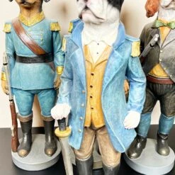 Darthome Limited Set Of 4 Military Dog Sculptures -Darthome Limited IMG E8320