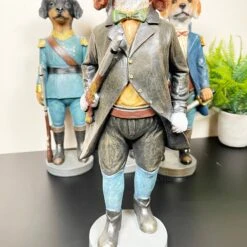 Darthome Limited Set Of 4 Military Dog Sculptures -Darthome Limited IMG E8328