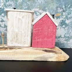 Darthome Limited Rustic Wooden Harbour Cottages Ornament -Darthome Limited IMG E8361