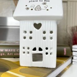 Darthome Limited House Tealight Holder - Home Is The Place To Bee -Darthome Limited IMG E8589 editedY