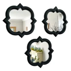 Darthome Limited Black Quarterfoil Wall Mirrors Set Of 3 -Darthome Limited IMG E8735 editedGcopy