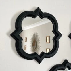 Darthome Limited Black Quarterfoil Wall Mirrors Set Of 3 -Darthome Limited IMG E8737 editedI