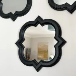 Darthome Limited Black Quarterfoil Wall Mirrors Set Of 3 -Darthome Limited IMG E8740 editedL