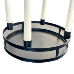 Darthome Limited Black Circular Candlestick Holder -Darthome Limited IMG E8873copy2