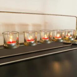 Darthome Limited Gold Multi Hurricane Candle Holder Set -Darthome Limited IMG E8922